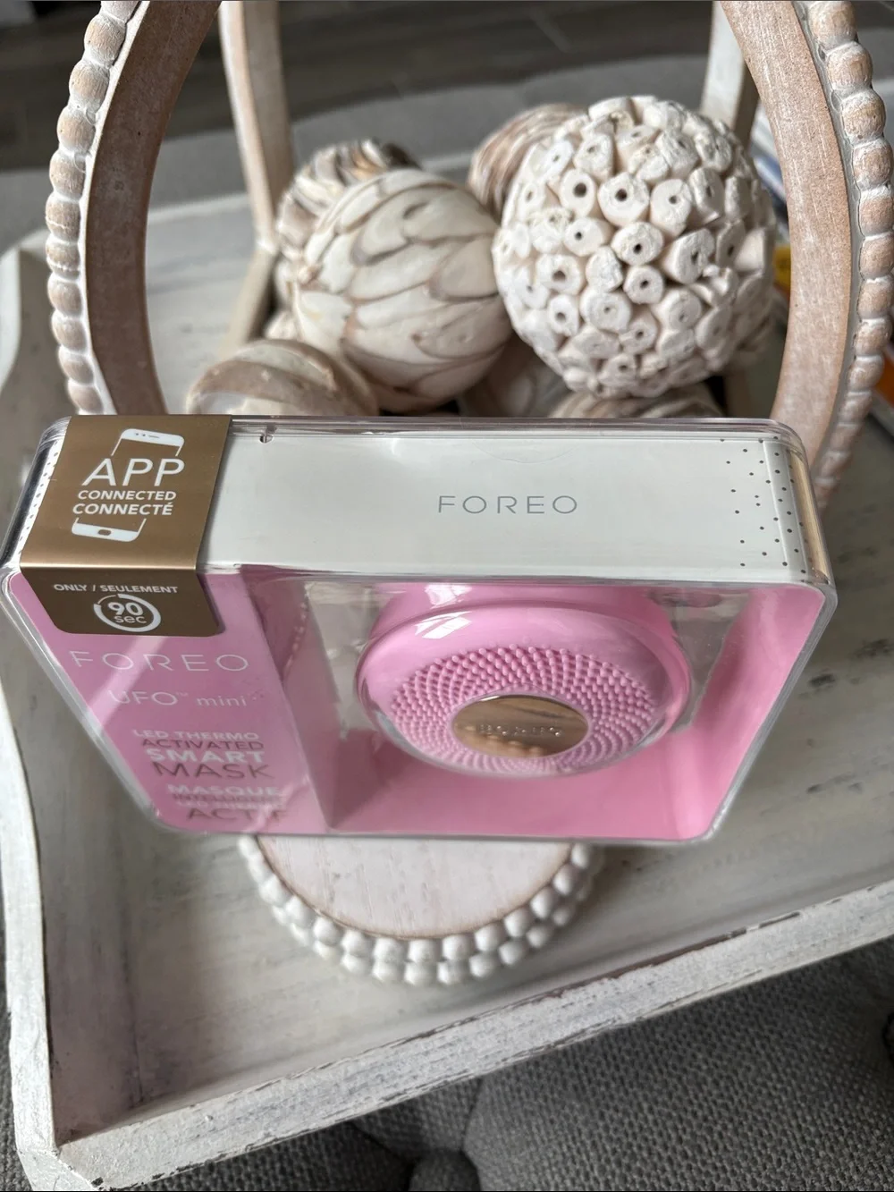 FOREO UFO Mini Smart LED Thermo Mask Device — Pearl Pink